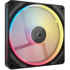Corsair LX140-R RGB iC PC-ventilator Zwart (b x h x d) 140 x 140 x 20 mm