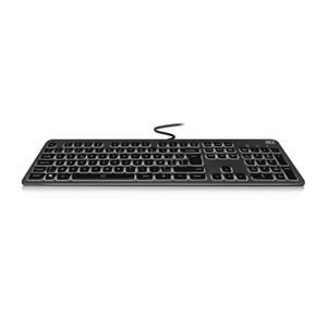 ACT AC5425 Multimedia Toetsenbord Low Profile | Azerty/BE layout | Bedraad | Toets Verlichting | Zwart