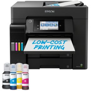 Epson EcoTank ET-5855 Multifunctionele printer Inkjet Kleur A4 Printen, scannen, kopiëren, faxen Inktbijvulsysteem, USB, WiFi