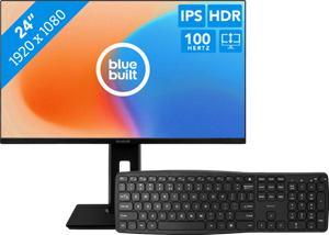 BlueBuilt 24 inch Full HD +  Draadloos USB Toetsenbord QWERTY