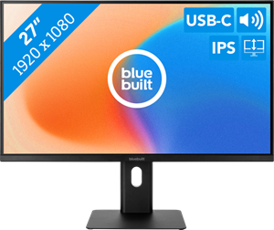 BlueBuilt 27 inch Full HD Monitor met USB C