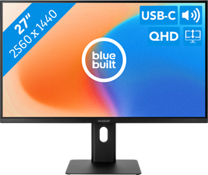 BlueBuilt 27 inch Quad HD Monitor met USB C