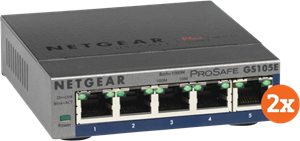 Netgear GS105E ProSafe Plus Duo Pack