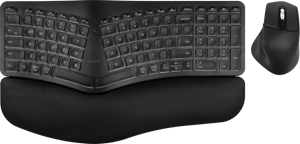BlueBuilt Draadloos Ergonomisch Bluetooth Toetsenbord Pro QWERTY + Draadloze Muis
