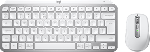 Logitech MX Keys Mini Draadloos Qwerty Grijs +  MX Anywhere 3S Compact Grijs