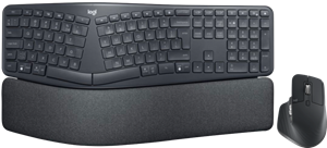 Logitech K860 Ergonomisch Draadloos Toetsenbord QWERTY +  MX Master 3S