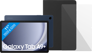 Samsung Galaxy Tab A9 Plus 11 inch 128GB Wifi Blauw + Beschermpakket