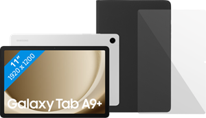 Samsung Galaxy Tab A9 Plus 11 inch 128GB Wifi Zilver + Beschermpakket