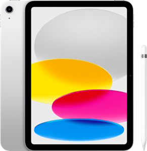 Apple iPad (2022) 10.9 inch 256GB Wifi Zilver +  Pencil 1 (2022)