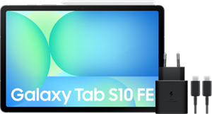 Samsung Galaxy Tab S10 FE 10,9 inch 128GB Wifi Grijs + Oplaadpakket
