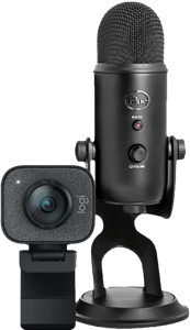 Logitech StreamCam + Blue Yeti