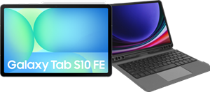 Samsung Galaxy Tab S10 FE 10,9 inch 256GB Wifi en 5G Grijs + Toetsenbord Hoes QWERTY