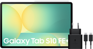 Samsung Galaxy Tab S10 FE Plus 13,1 inch 256GB Wifi Zilver + Oplaadpakket