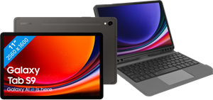 Samsung Samsun Galaxy Tab S9 11 inch 256 GB Wifi Zwart + BlueBuilt Toetsenbord Hoes QWERTY