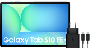 Samsung Galaxy Tab S10 FE Plus 13,1 inch 128GB Wifi en 5G Grijs + Oplaadpakket