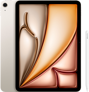 Apple iPad Air (2024) 11 inch 256GB Wifi Witgoud +  Pencil Pro