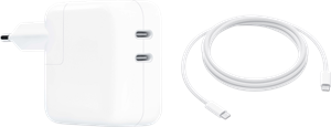 Apple 35W Power Adapter Met 2 Usb C Poorten +  usb C Oplaadkabel (2m)