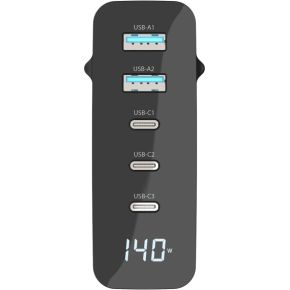 Sitecom 140W Power Delivery Wall Charger with LED display