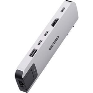 Sitecom MacBook Air Multiport Hub 6 in 2 Goud