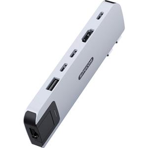 Sitecom MacBook Air Multiport Hub 6 in 2 Zilver