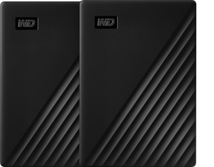 Western Digital WD My Passport 4TB Black - Duo pack