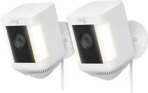 Ring Spotlight Cam Plus - Plug In - Wit - 2-pack
