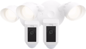 Ring Floodlight Cam Wired Plus Wit Duo-pack