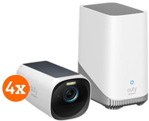 Eufy Cam 3 4-Pack + HomeBase 3