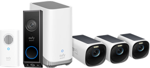 Eufy Cam 3 3-Pack + Video Doorbell E340 + Chime