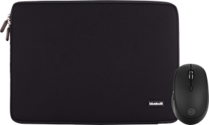 BlueBuilt Laptophoes voor Apple MacBook Air 15 inch + Tradendum Bluetooth muis