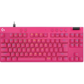 Logitech G PRO X TKL -  Magnetic Analog - Linear - Gaming Toetsenbord - Zonder Numpad - Engels - VS - Roze