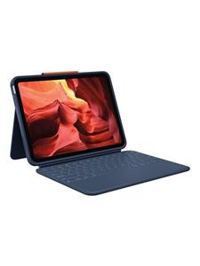 Logitech Rugged Combo 4 - keyboard and folio case - classic blue Input Device - Keyboard and folio case - Blauw