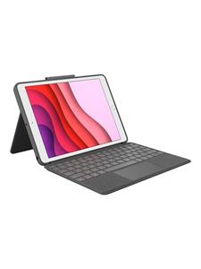 Logitech Combo Touch for iPad 10.2 7/8/9th Gen - CH - Keyboard and folio case - Zwitsers - Grijs