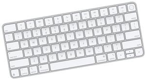 Apple Magic Keyboard with Touch ID - Toetsenbord - Engels - VS - Wit