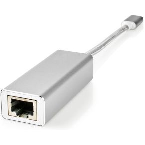 Nedis USB-Adapter &VerticalLine; USB 3.2 Gen 1 &VerticalLine; USB Type-C&copy; Male &VerticalLine; RJ45 Female &VerticalLine; Verguld &VerticalLine; 0.20 m &VerticalLine; Rond &VerticalLine; Gebreid /