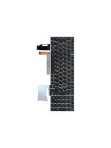 Lenovo Lite-On - Notebook replacement keyboard - Duits - Zilver