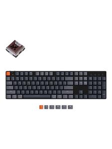 Keychron K5 SE Low Profile Hot Swap Optical Brown - Toetsenbord - Noords - Zwart