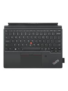 Lenovo  keyboard and folio case - with Trackpoint 2-button touchpad - QWERTY - Norwegian - black - Keyboard and folio case - Noors - Zwart