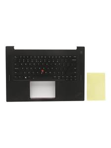 Lenovo Chicony - notebook replacement keyboard - with Trackpoint UltraNav - QWERTY - English - Europe - with top cover - Notebook replacement keyboard - Engels - Zwart