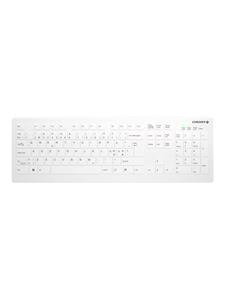Cherry Active Key AK-C8112 - keyboard - wipe disinfection flat key profile - QWERTY - Pan Nordic - white Input Device - Toetsenbord - Noords - Wit