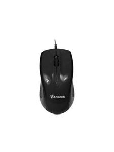 Vakoss TM-481UK - mouse - USB - Muis - Optisch - 3 knoppen - Zwart