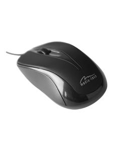Media-Tech PLANO - Muis - Optisch - 3 knoppen - Zwart