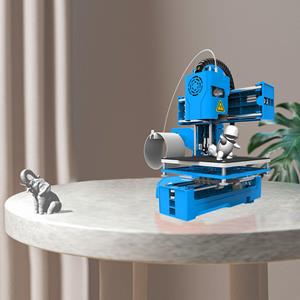 3d printing machine EasyThreed 3D-printer Mini Desktop-drukmachine voor kinderen 100x100x100mm Afdrukformaat verwijderbaar BL-EU