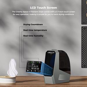 3d printing machine Creality Space Filament Droger Box 360 graden Heteluchtverwarming 1,75 mm en 2,85 mm Filamentenondersteuning 48 AU Plug veelkleurig