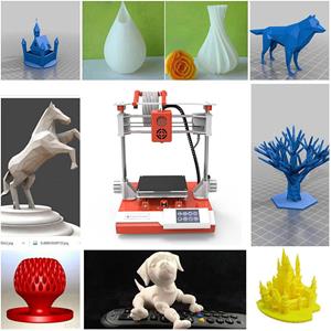 3d printing machine EasyThreed K6 3D-printer FDM Desktop-drukmachine 100x100x100mm4x4x4inches Afdrukformaat C-AU oranje