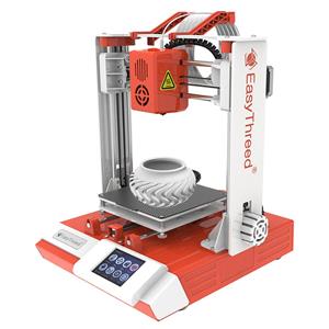 3d printing machine EasyThreed K6 Plus 3D-printer FDM Desktop-drukmachine 100x100x100mm4x4x4inches Afdrukformaat B-EU zwart witte kleur