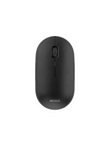 Deltaco Draadloos Flat Silent Muis - Muis - Optisch - 4 knoppen - Grijs