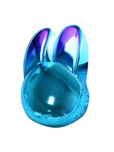 Mofii Wireless+Bluetooth Mouse Rabbit M6DM Chromed (Blue) - Muis - 3 knoppen - Blauw