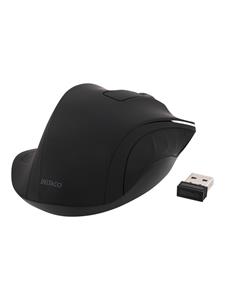 Deltaco MS-710 - Mouse optical 3 buttons wireless USB Black - Muis - Optisch - 3 knoppen - Zwart