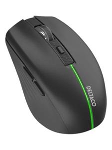 Deltaco Wireless Mouse - Gaming muis - Optisch - 6 knoppen - Zwart